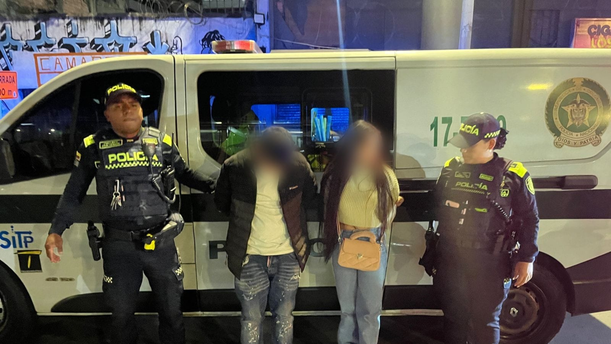 Capturan a pareja en TransMilenio: la mujer tenía orden de captura y el hombre acababa de salir de prisión