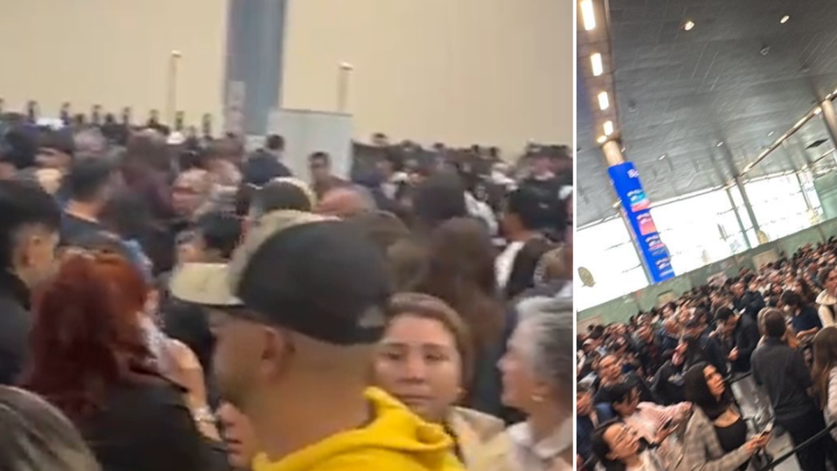 Pasajeros reportaron largas filas en el aeropuerto El Dorado por demoras en Migración al inicio de la Semana de Receso