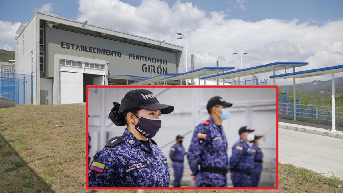 Audio revelaría la fuerte seguidilla de movimientos de guardias del Inpec de la cárcel de Girón para atentados: la radiografía sistemática de amenazas