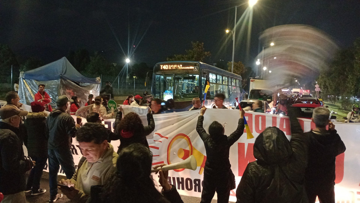 Se reportaron afectaciones en la movilidad por manifestaciones contra el ruido en el Vive Claro en Bogotá