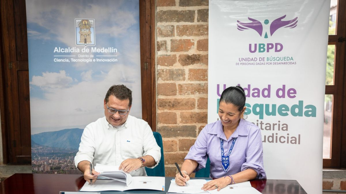 Alcaldía de Medellín firma convenio con la Unidad de Búsqueda para Personas Desaparecidas: son 4.168 en la capital de Antioquia