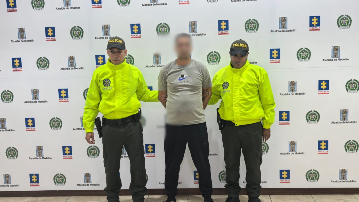Cayó en Medellín el señalado jefe de sicarios de uno de los principales grupos delincuenciales vinculados a 'La Terraza': era uno de lo más buscados