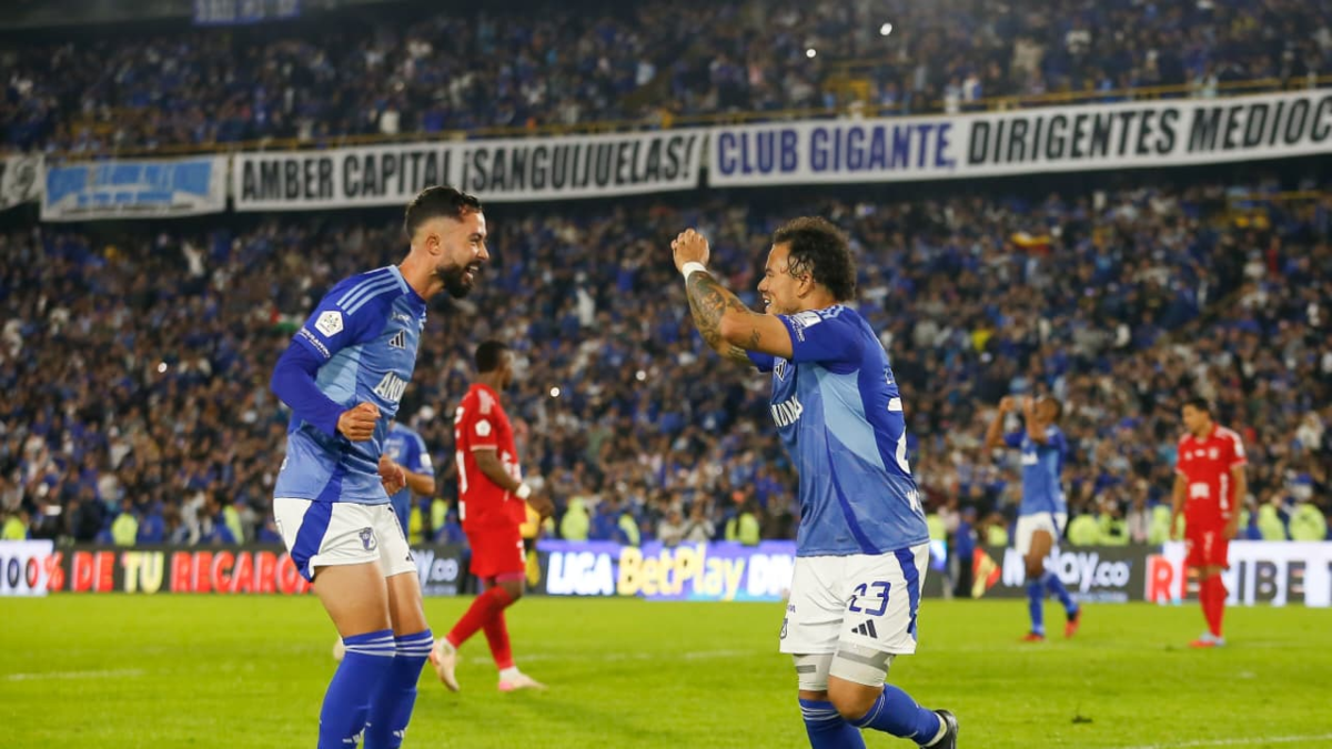 Millonarios está vivo: derrotó al América con un gol en el minuto 90 y respira en la pelea por un cupo en los cuadrangulares semifinales de la Liga