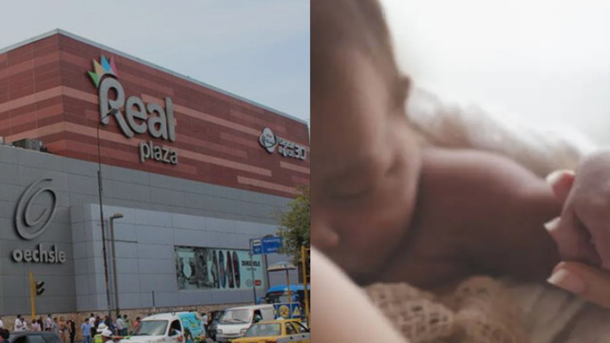  Bebé de siete meses falleció tras caer del segundo piso del centro comercial Real Plaza...