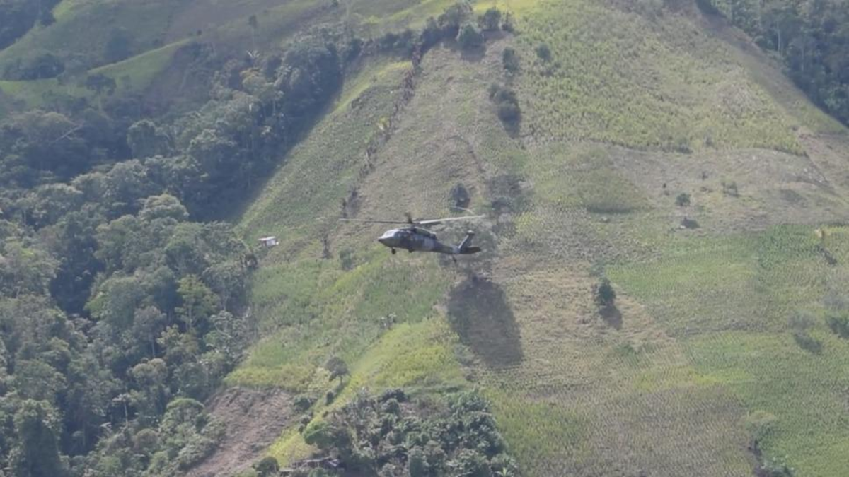 Mindefensa reporta operación militar contra cabecilla de las disidencias de ‘Iván Mordisco’ en el área de Timbiquí, Cauca