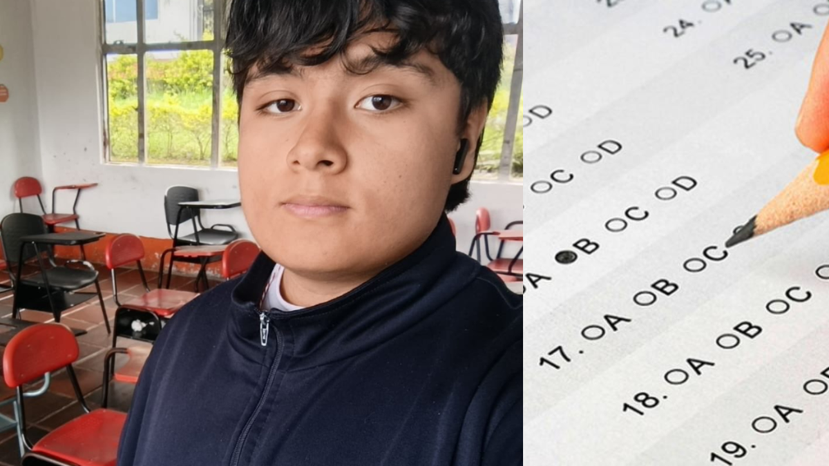 Él es el joven que sacó calificación perfecta en el Icfes Saber 11: 500 de 500 y vive en un pueblito de Cundinamarca