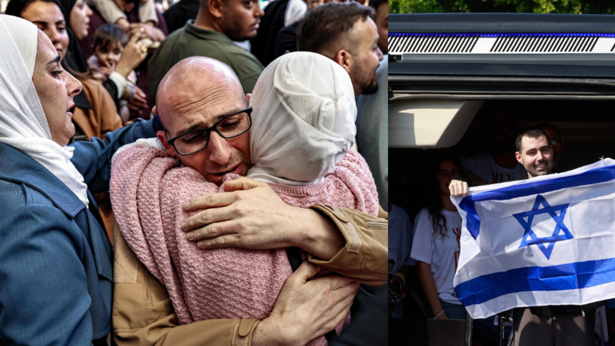 En fotos: así regresaron los rehenes de Hamas a Israel, con sus familias, júbilo y alegría