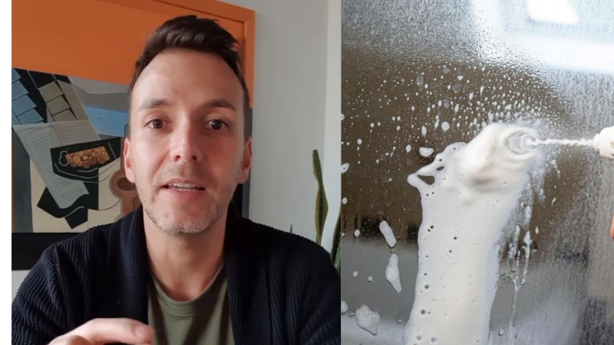 Ingeniero químico revela su fórmula con dos sencillos ingredientes para dejar la ducha y el baño limpio