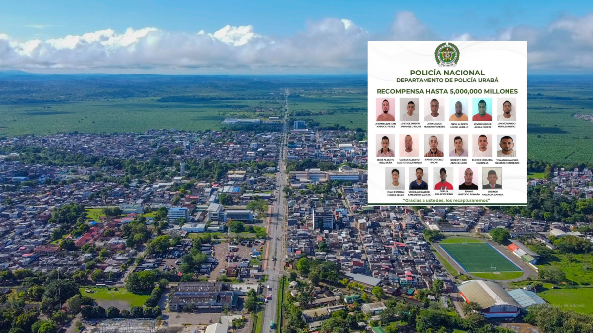 Así se fugaron 18 presos de la cárcel de Apartadó tras cinco días conspirando: uno de los prófugos ya fue recapturado; autoridades buscan al resto