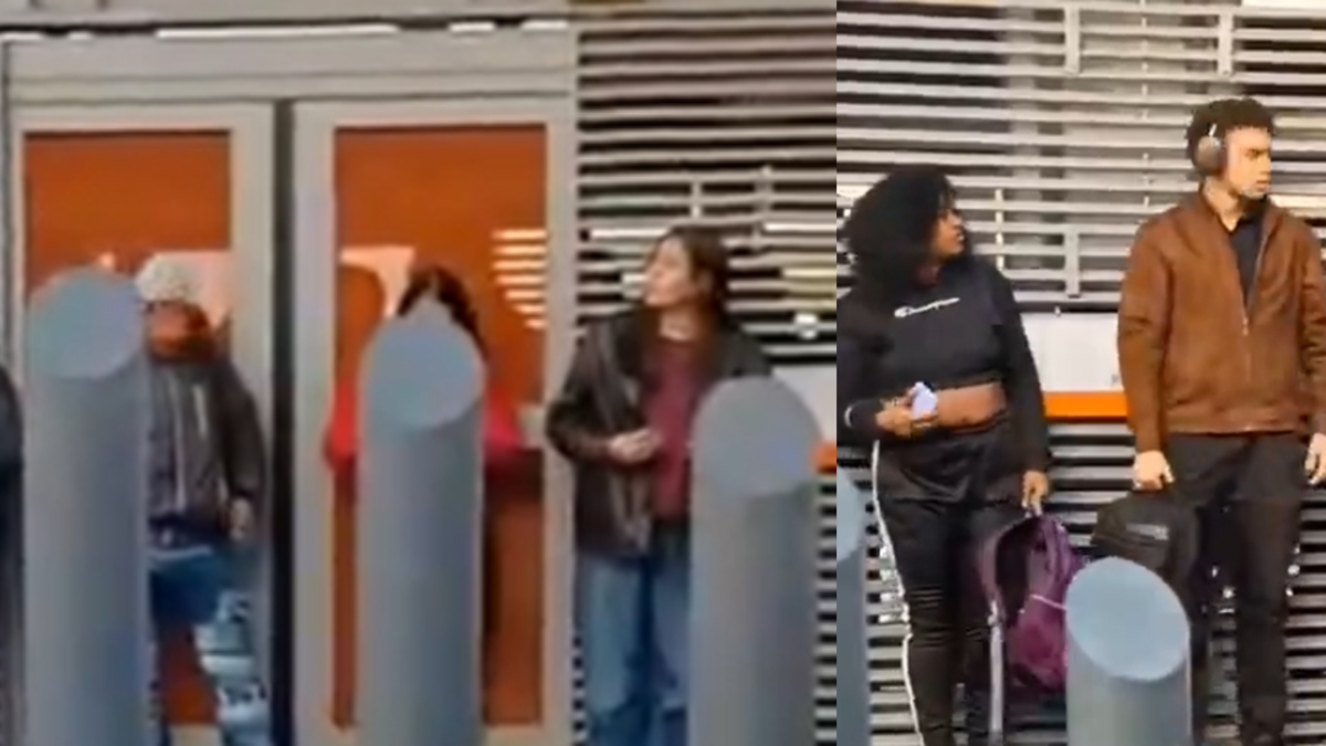 Video | Indignación por colados en TransMilenio que esperan el bus arriesgando sus vidas en las puertas