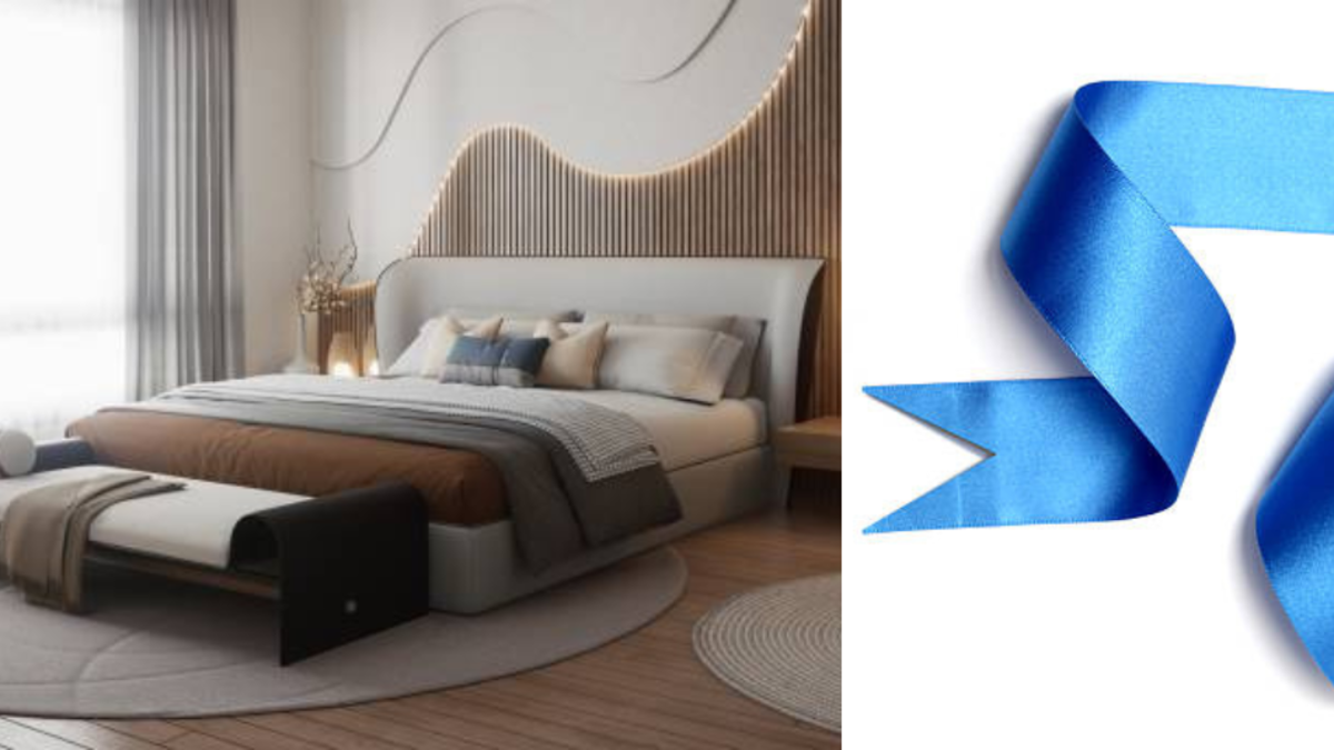 Atar una cinta azul al respaldo de la cama: ¿qué significa y cómo actúa como escudo energético, según el Feng Shui?