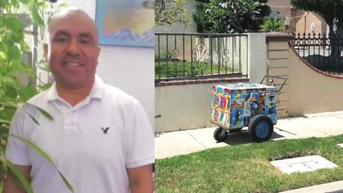 Latino que trabajaba vendiendo helados fue detenido por el ICE durante 114 d??as y su carrito de paletas abandonado se volvi?? viral en Estados Unidos