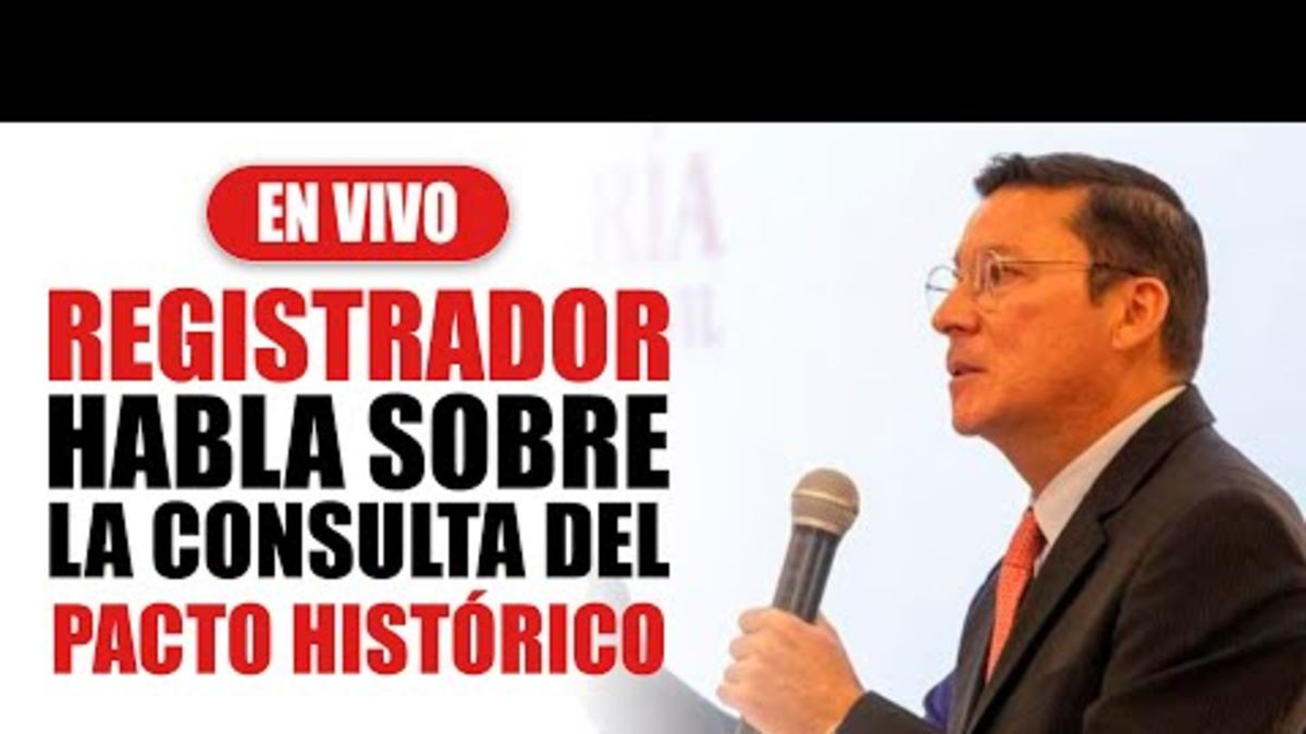 Registrador Hern??n Penagos habla sobre la consulta del Pacto Hist??rico y los ataques del Gobierno