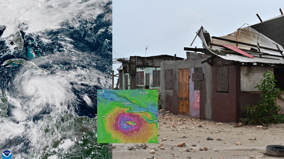 Siga en este mapa interactivo el recorrido del huracán Melissa que ya pasa por Jamaica y se acerca a Cuba: los videos son alarmantes