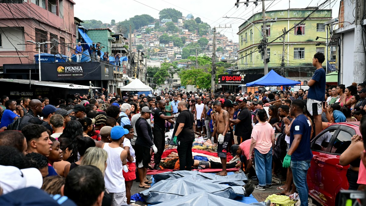 Río de Janeiro vive su peor 'masacre': más de 100 muertos tras megaoperativo policial duramente criticado contra el Comando Vermelho