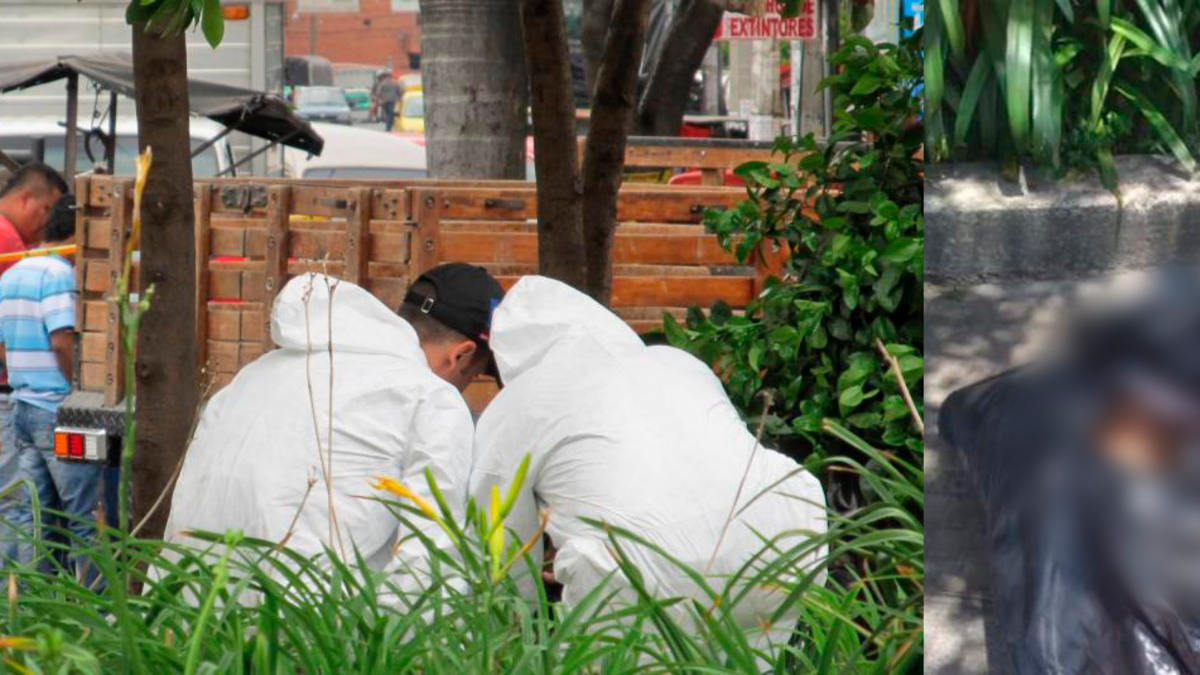 En 24 horas han hallado dos cuerpos sin vida tirados en vía pública de Medellín: en uno de los casos, la víctima fue hallada en una bolsa de basura