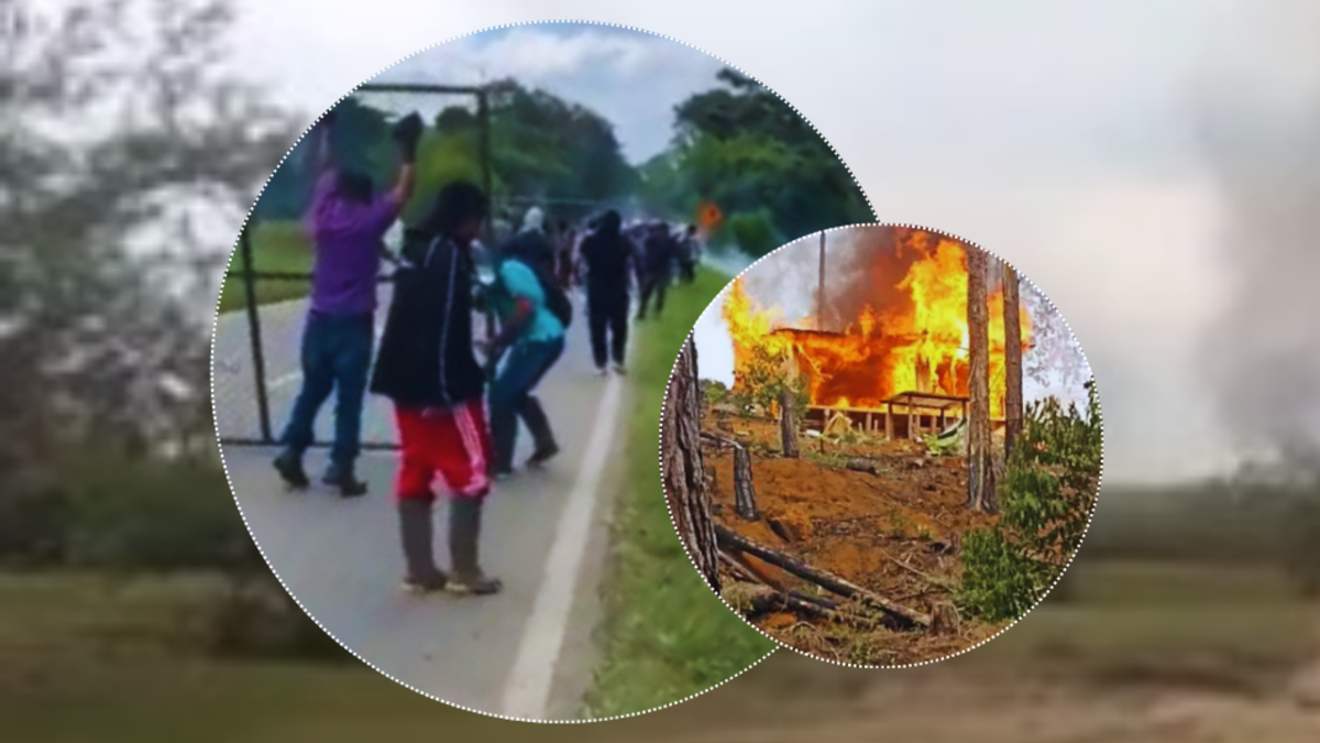 Incendios, heridos y casas arrasadas: desalojo en hacienda Japio desata violento enfrentamiento entre indígenas y fuerza pública en el norte del Cauca