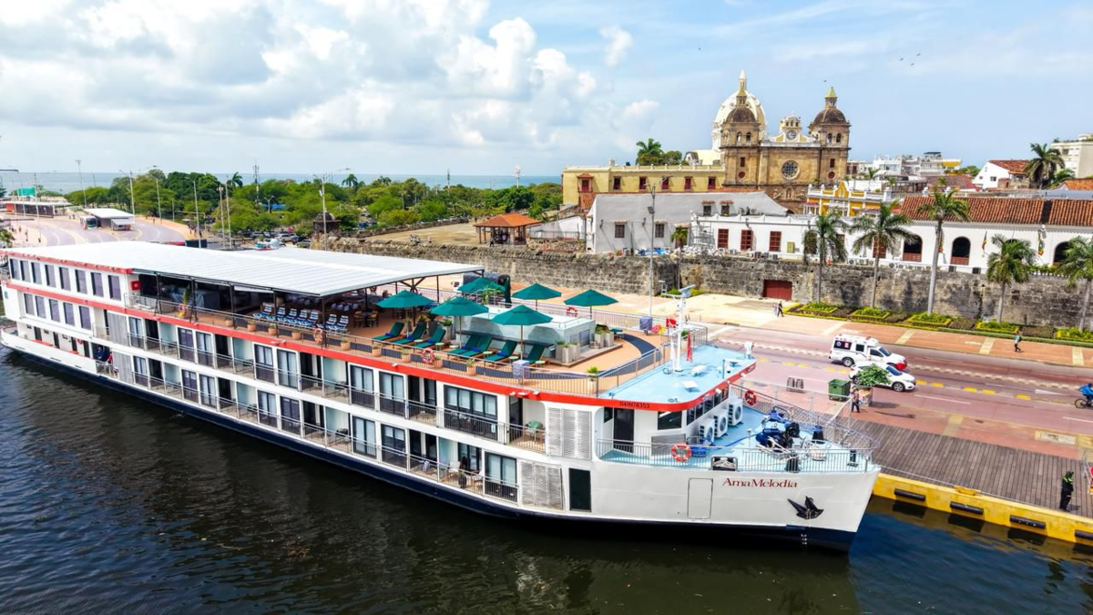 Crucero de lujo navega el Río Magdalena: arribó a Cartagena de Indias ...