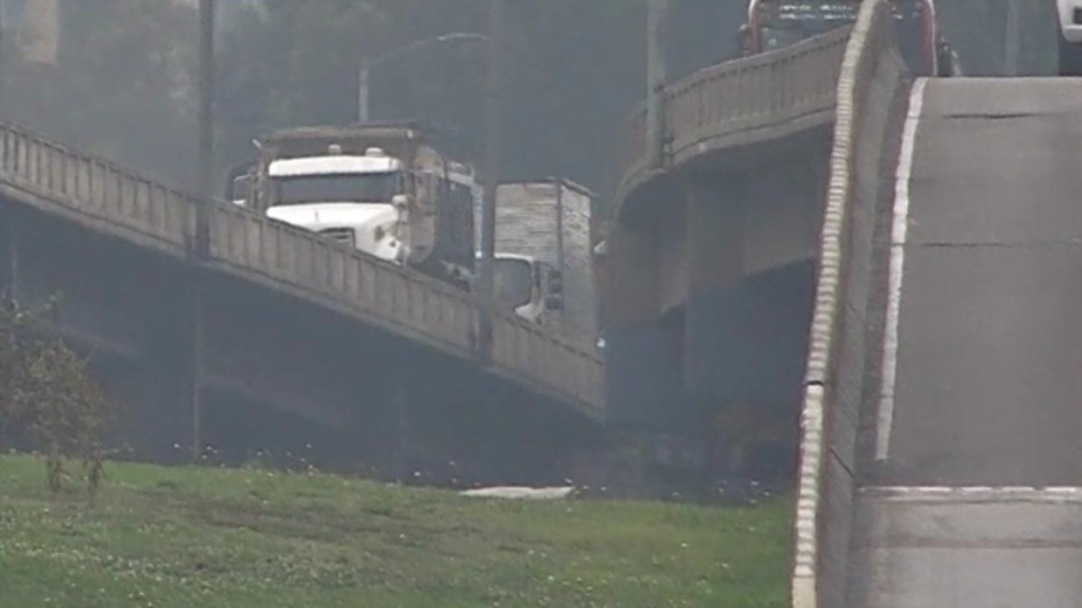 South Highway Accident: Congestion Near Av. Villavicencio