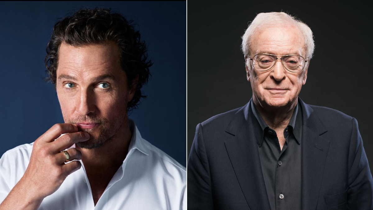 Icónicos actores Matthew McConaughey y Michael Caine firmaron acuerdo ...