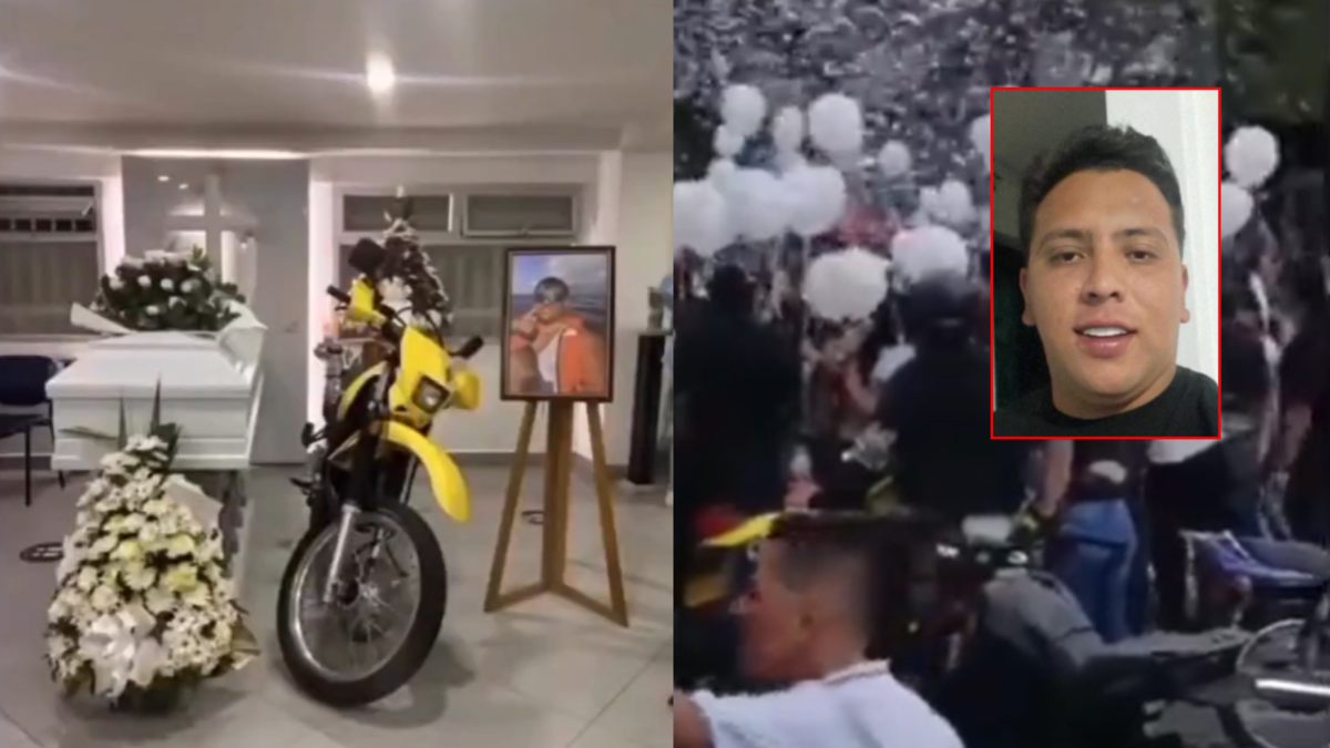 Como a un héroe despidieron alias Chom, reconocido fletero de Medellín que fue abatido en enfrentamiento con la Policía tras robar una motocicleta