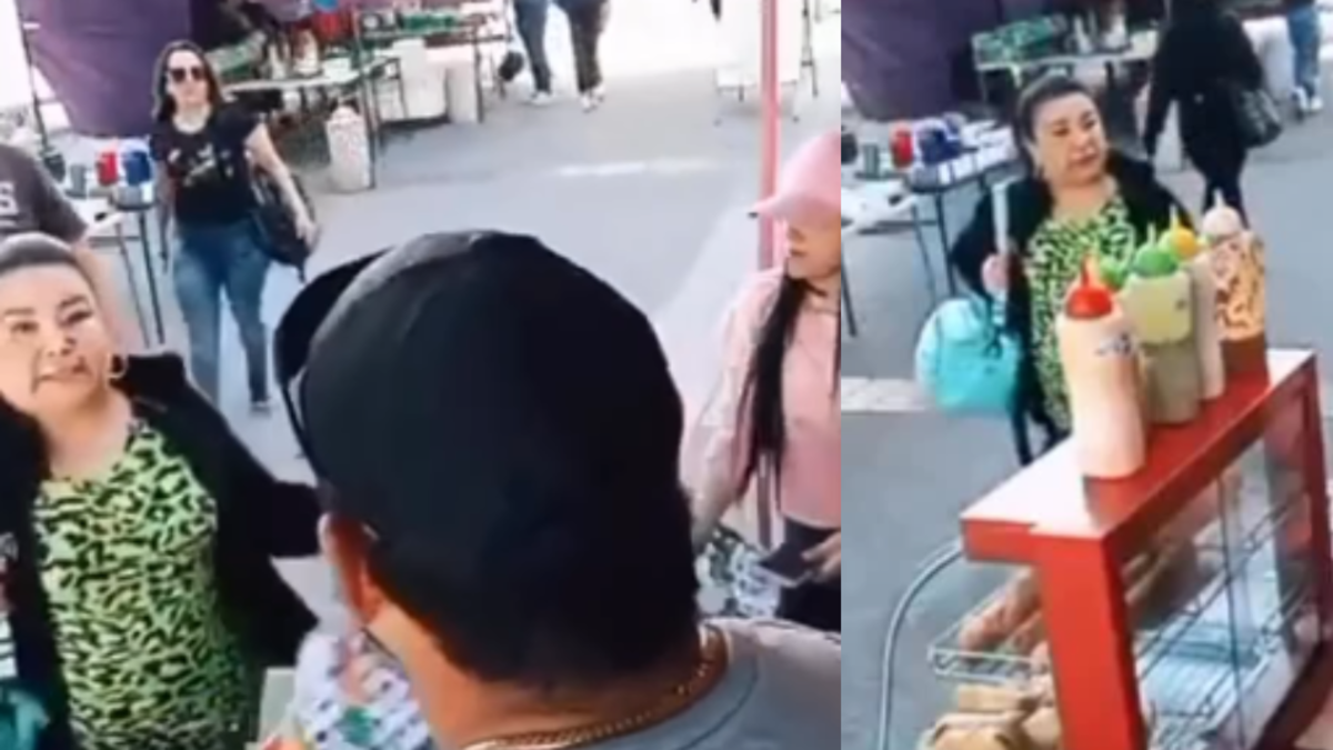 Nuevo caso de xenofobia contra un venezolano que se encontraba en su puesto de ventas en Chile: una mujer arrojó todos los estantes