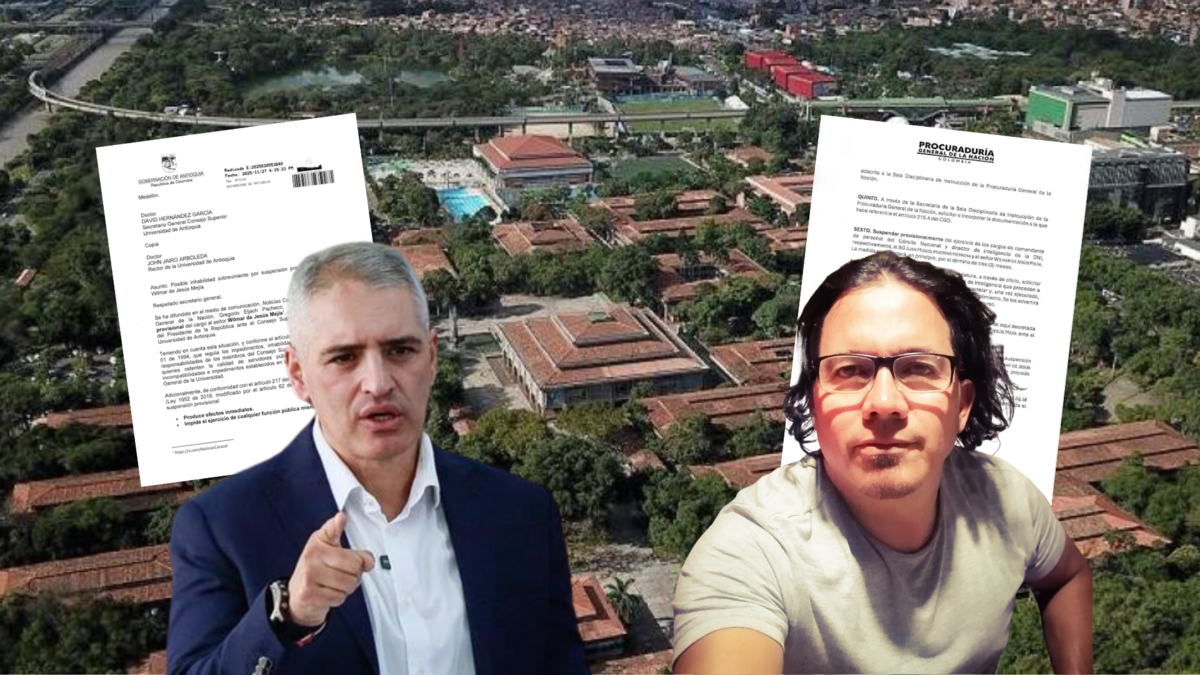 La carta confidencial del Gobernador y la reunión previa a la renuncia de Wilmar Mejía a su puesto del Consejo Superior de la Universidad de Antioquia
