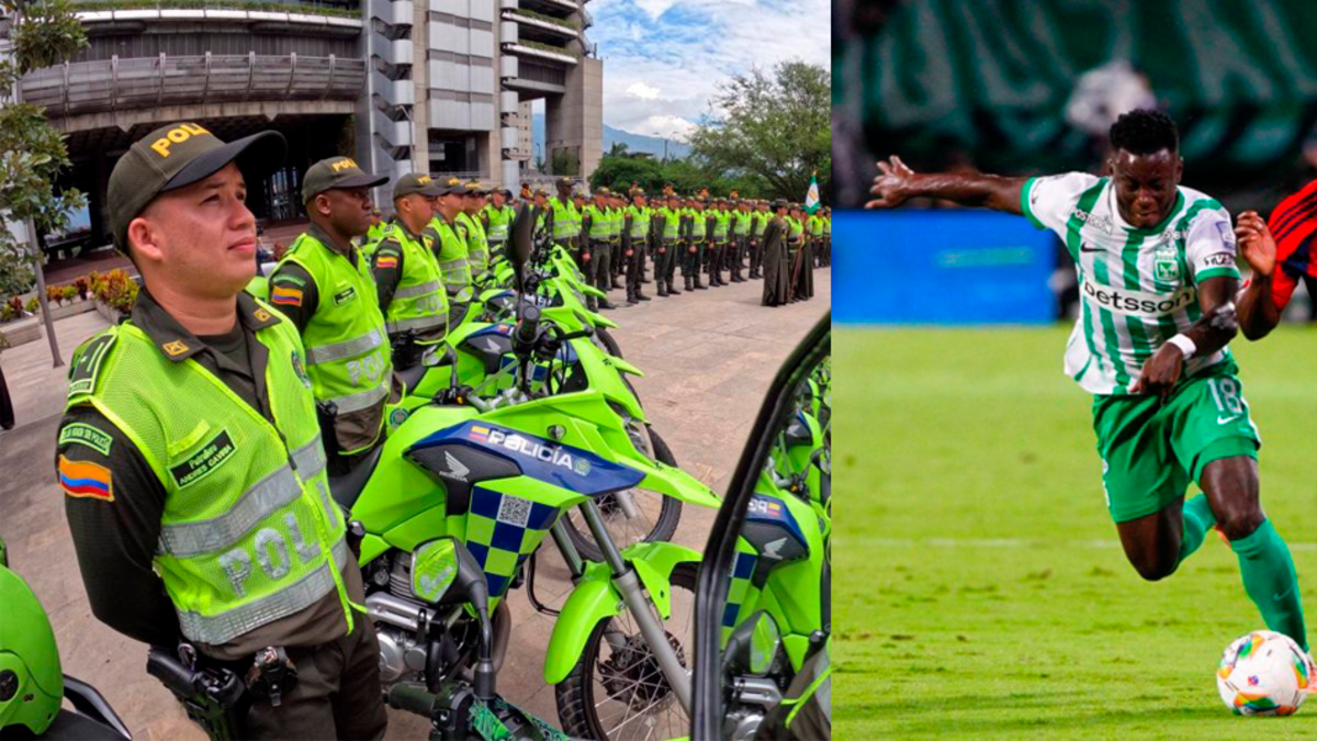 El 'clásico paisa' entre Atlético Nacional e Independiente Medellín tendrá un fuerte dispositivo de seguridad: habrá 700 policías en tres anillos