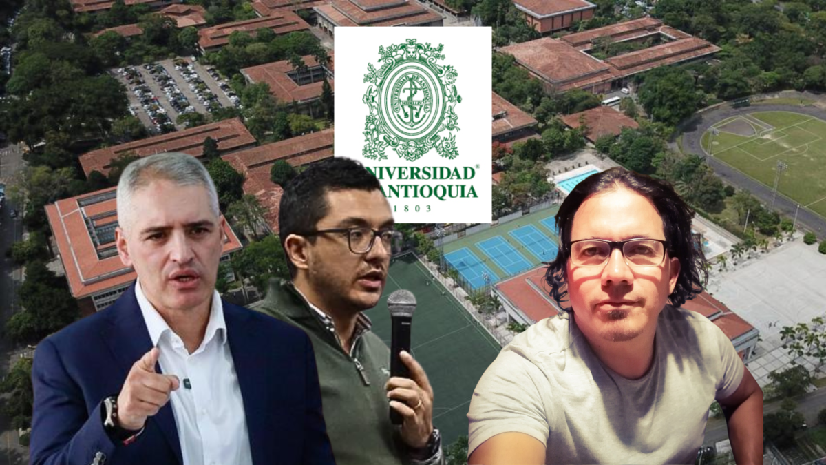 Cambio del rector de la Universidad de Antioquia ordenado por el gobierno Petro reavivó el choque entre Wilmar Mejía y Andrés Julián Rendón