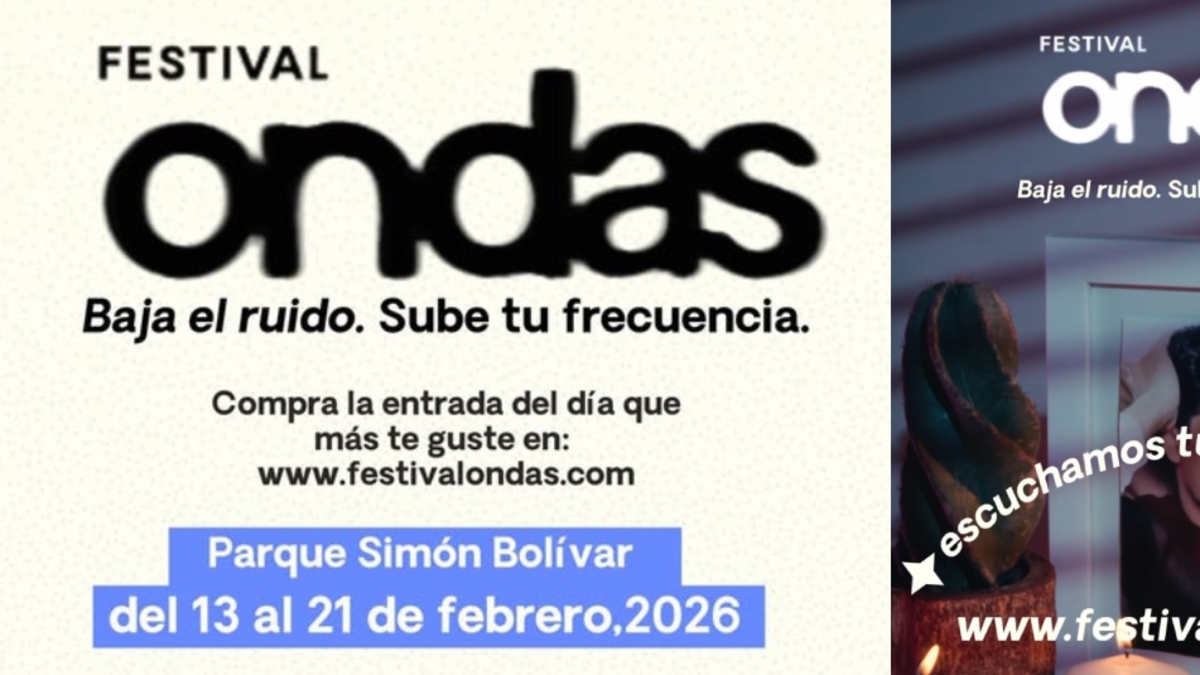 Esta es la apuesta del Festival Ondas por la cercanía: un teatro efímero en el Parque Simón Bolívar