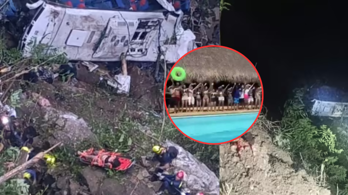 Este es el último video que se conoce de estudiantes muertos en accidente en Antioquia tras caída de bus al vacío