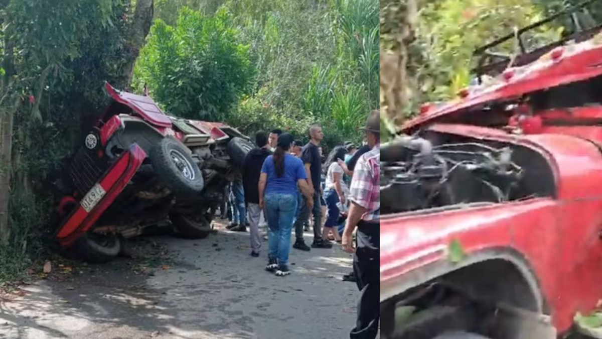 Tragedia en Antioquia: aparatoso accidente en vía Barbosa y El Hatillo dejó 15 heridos; vehículo se habría quedado sin frenos