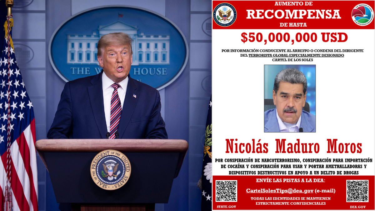 ¿Quién cobrará la recompensa de 50 millones de dólares por la captura de Nicolás Maduro? Esto es lo que se sabe tras la intervención de Estados Unidos