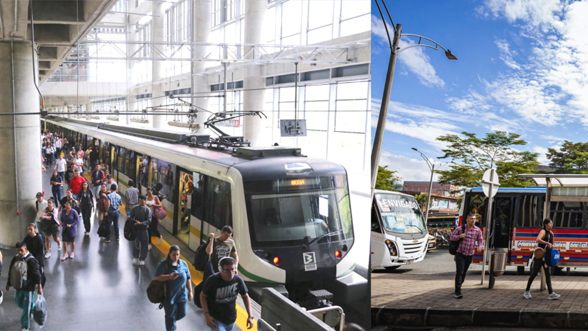 Así quedaron las nuevas tarifas del Metro y de los buses de transporte público colectivo en Medellín y su área metropolitana para 2026