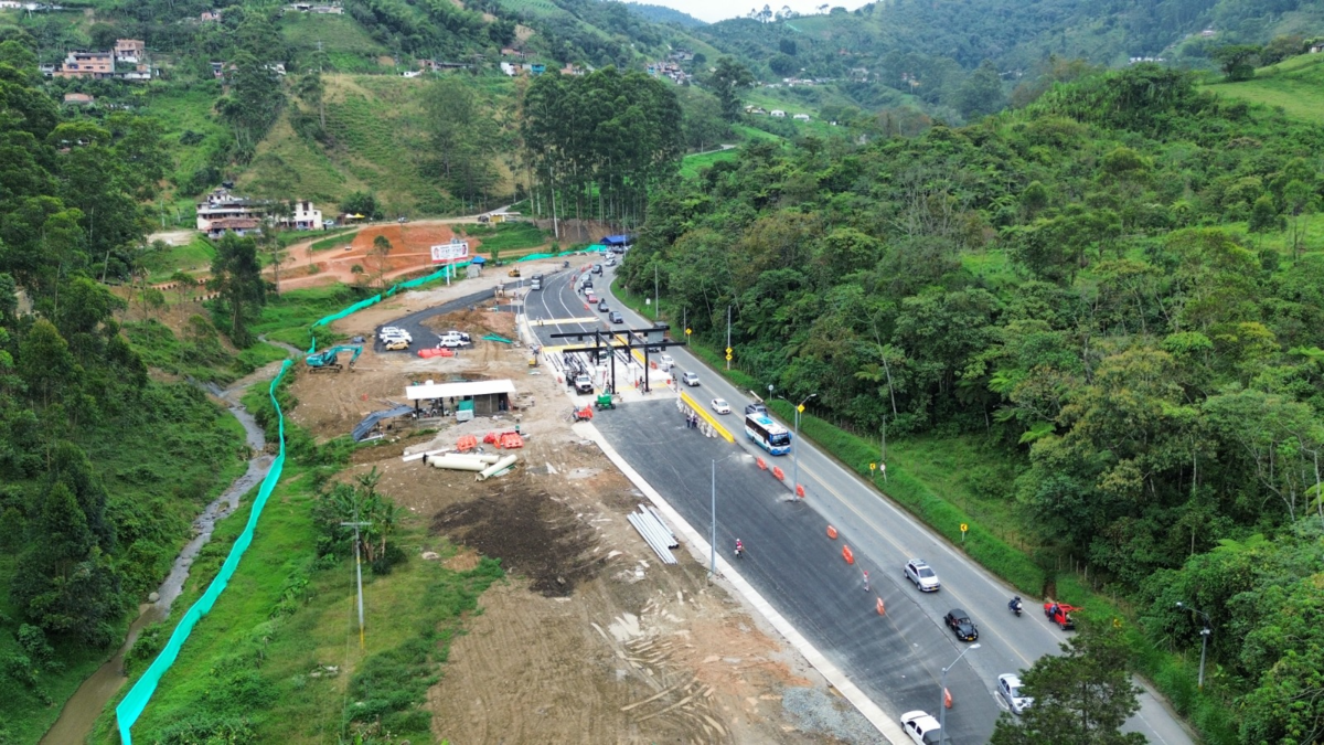 Cambios estructurales y operativos en la vía 4G Pacífico 1: ampliación del Peaje de Amagá y ajustes en cierres viales en esta vía del Suroeste