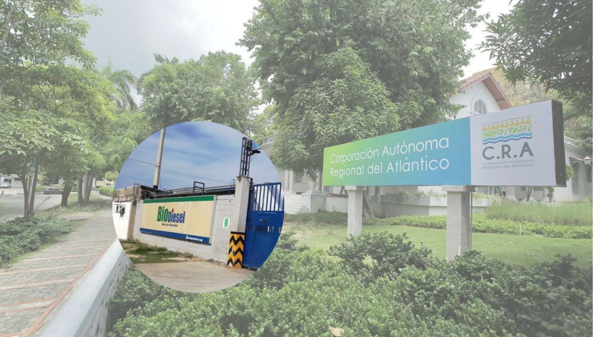 Atlántico | CRA frena operación de planta de biodiésel en Galapa por presunto riesgo ambiental y abre proceso sancionatorio por emisiones al aire