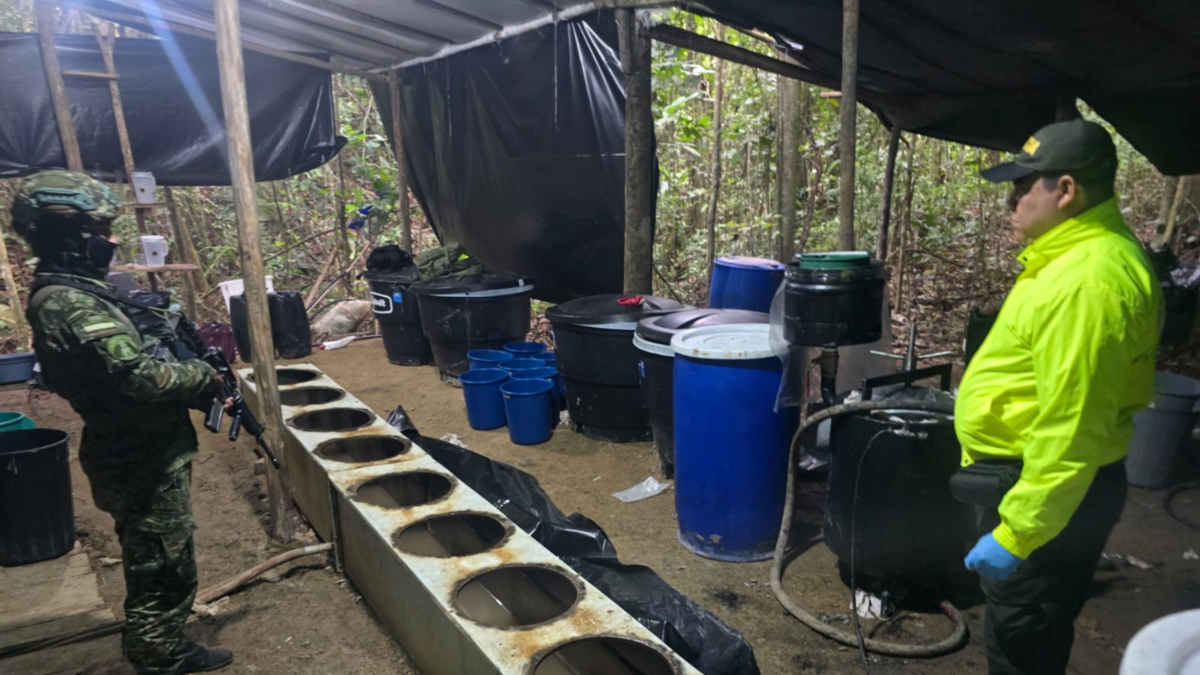 Ejército desmantela laboratorio de cocaína del Eln en zona rural de San Cayetano, Norte de Santander