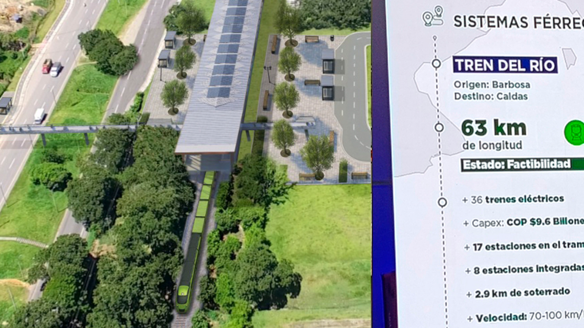 Antioquia pone en marcha la recuperación del Ferrocarril: 1,7 billones de pesos aseguran el inicio del Tren del Río