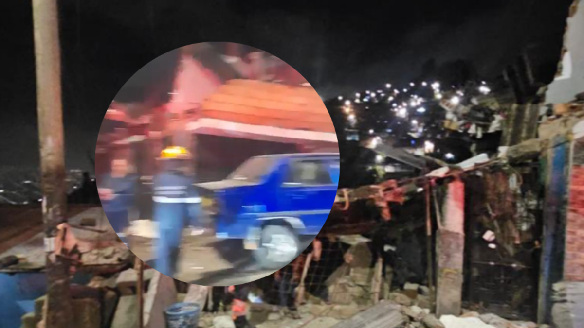 Mujer relató los momentos de angustia que vivió tras quedarse atrapada en su casa por el colapso de un local en Medellín: 'Se me cayó encima'