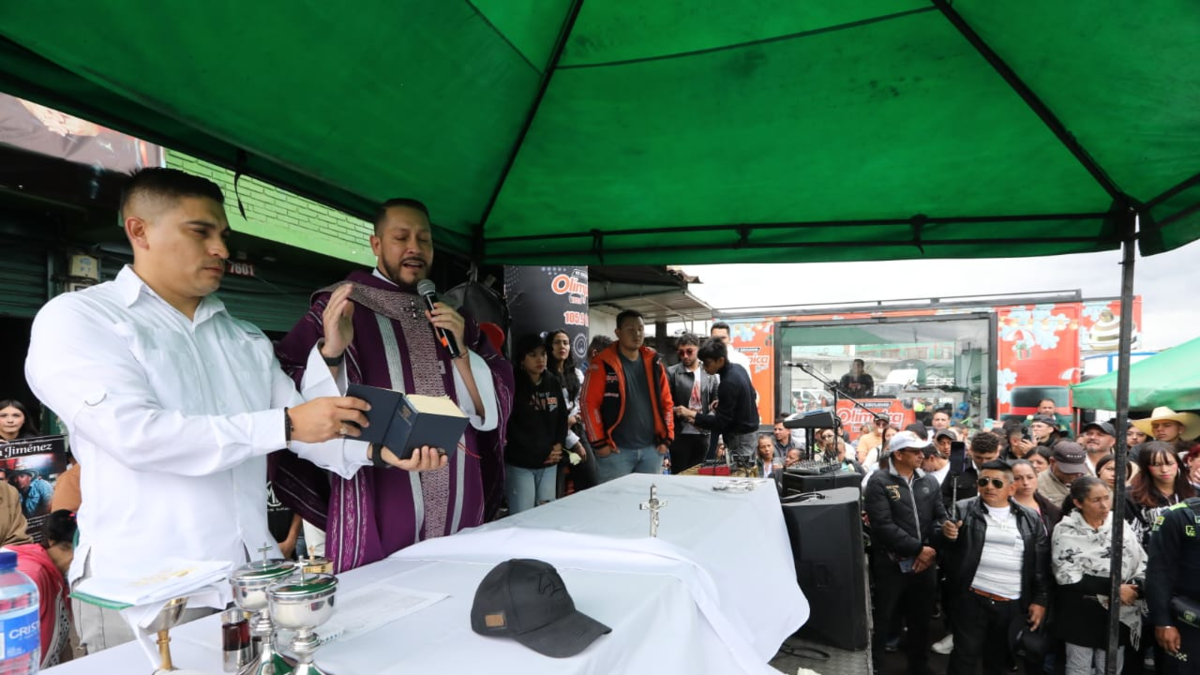 Comerciantes de Corabastos le rindieron homenaje a Yeison Jiménez