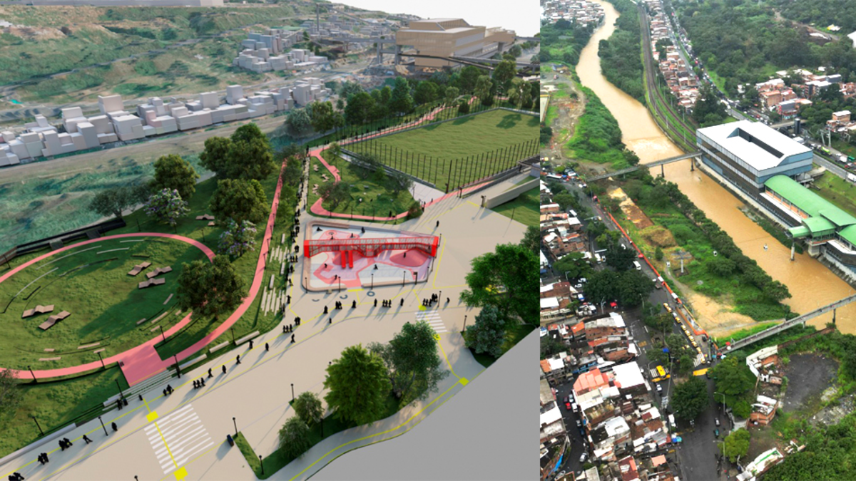 Así avanza Primavera Norte, la herencia de Parques del Río que generará nuevo espacio público en Medellín