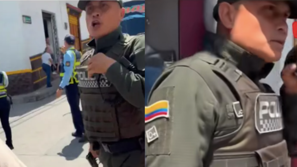 Subcomandante de Policía en municipio de Antioquia protagoniza particular escena: 'Aquí el que manda soy yo'