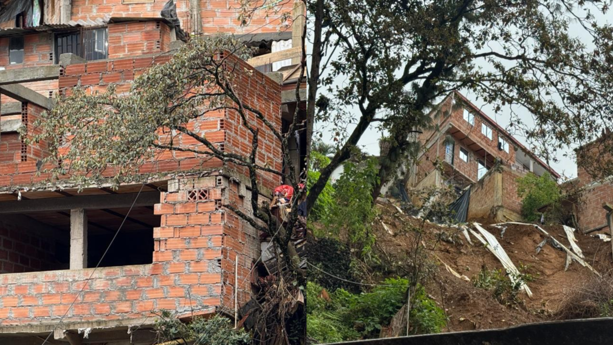 12 estructuras priorizadas por alto riesgo de colapso serán demolidas en Villatina, Medellín, para estabilizar el terreno y prevenir una tragedia