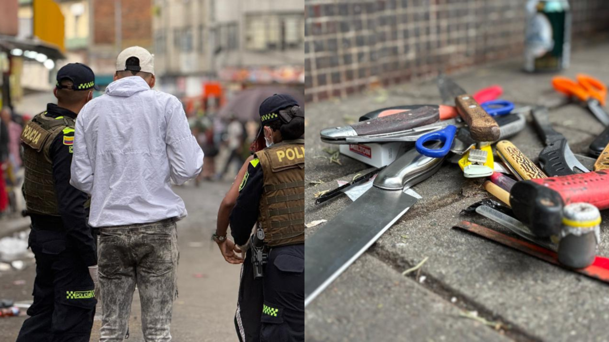 Megaoperativo en el centro de Medellín dejó como resultado 13 capturas y un importante golpe a la economía de estructuras ilegales de la zona