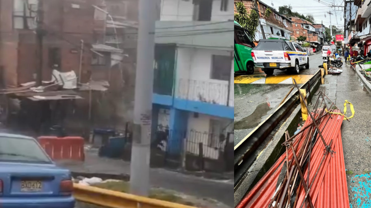Inundaciones y caída de árboles por tormenta eléctrica en Medellín: afectaciones en Bello por creciente súbita