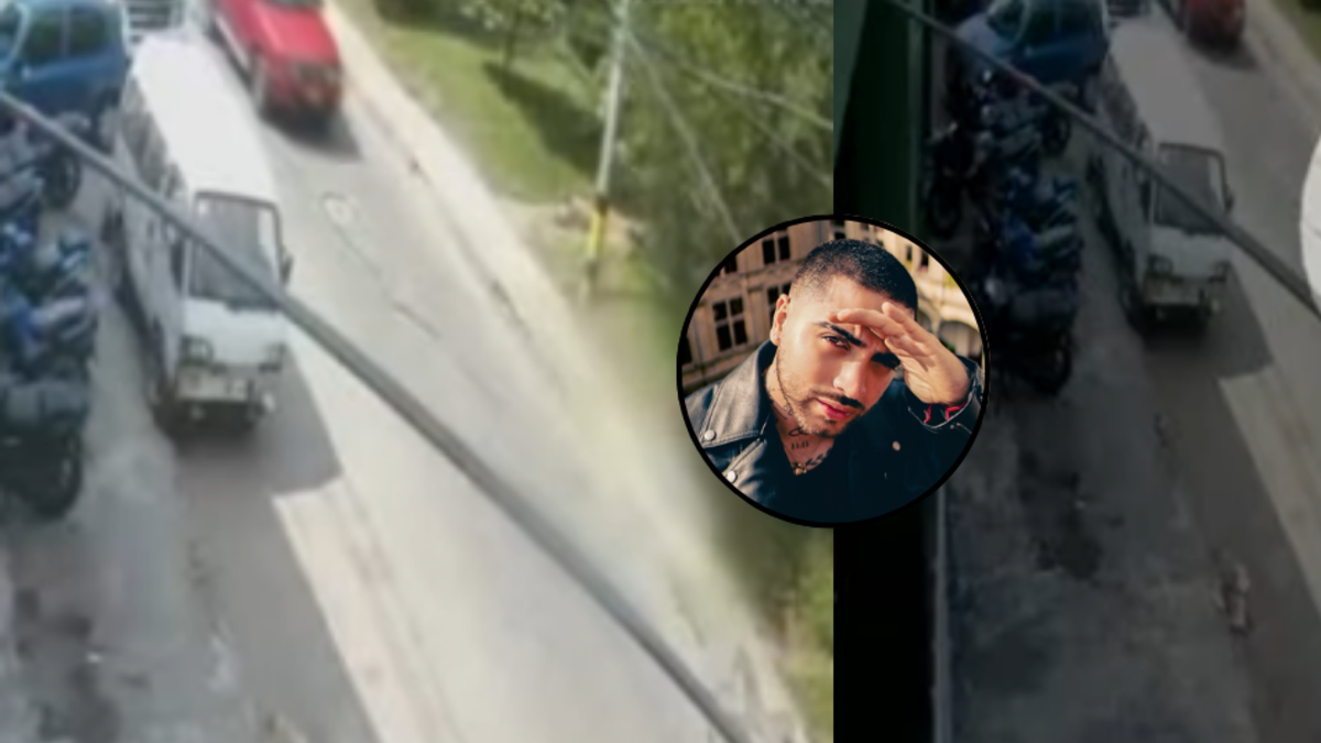 Impactante video del fatal accidente de tránsito que sufrió el cantante barranquillero Zalek en Medellín: estas son las hipótesis que investigan