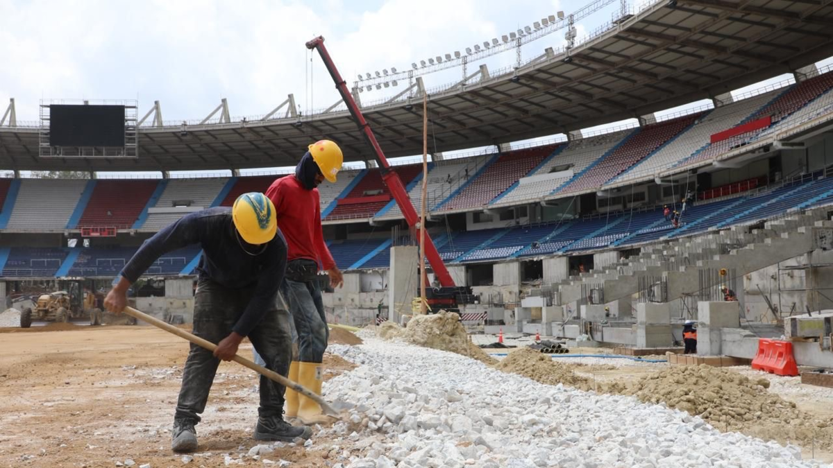 Conmebol destaca 'gran avance de obras' en el Metropolitano de Barranquilla, de cara a la final de la Sudamericana 2026