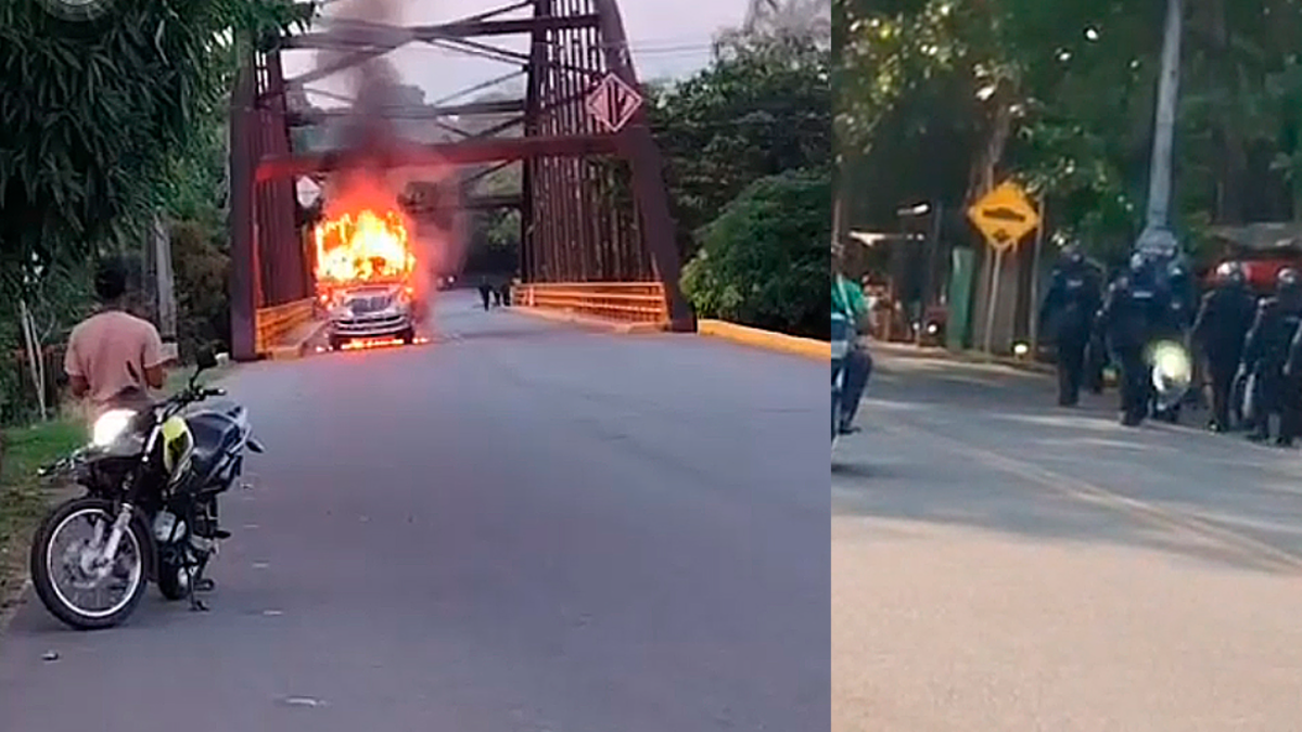 Caos y fuego en el Bajo Cauca: se agota el diálogo y estalla la tensión por el paro minero en Antioquia