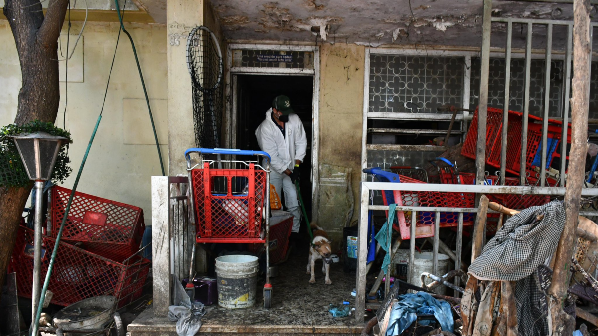 Más de 80 carritos de Olímpica y media tonelada de basura: estas son las imágenes del interior de la polémica ‘Casa de los Gatos’ en Barranquilla