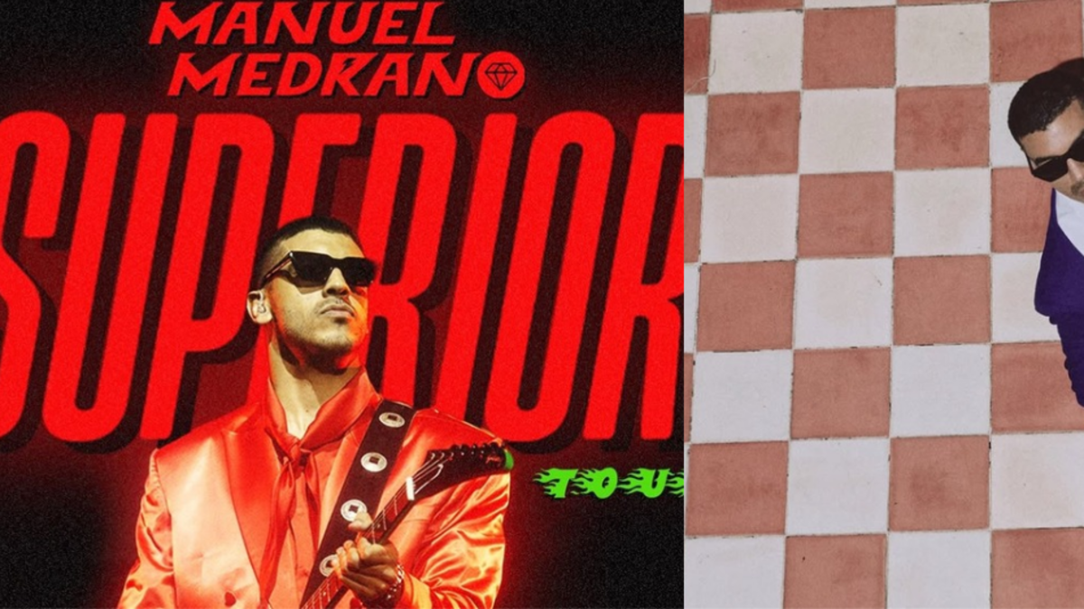Manuel Medrano anuncia su 'Superior Tour' en Colombia: estas son las fechas de sus conciertos en Medellín y Bucaramanga